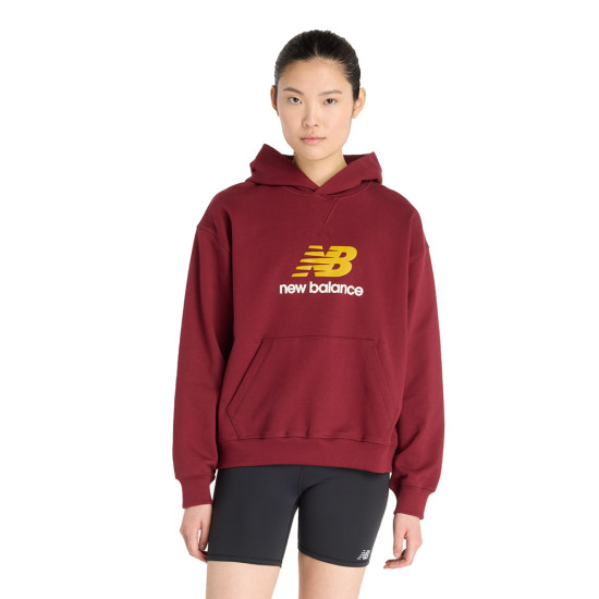 New Balance Γυναικείο φούτερ Athletics French Terry Logo Hoodie